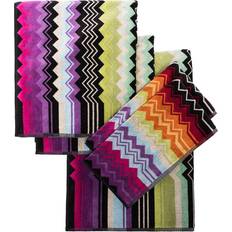 Missoni Handdoeken Missoni Katoenen Handdoeken Set Unisex Eén Maat Zwart