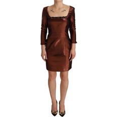 Bronze - Dame Kjoler Gianfranco Ferre GF Ferre Kjole Brown IT40/S