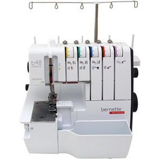 Bernette Sewing Machines Bernette b48 Swiss Design Funlock Overlocker Coverstitch Serger Sewing Machine White White