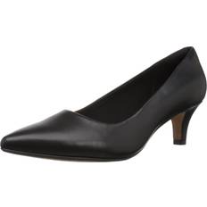 Ortholite Heels & Pumps Clarks Damen Linvale Jerica Pumps, schwarzes Leder