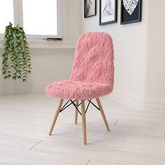 Emma + Oliver Shaggy Dog Light Lounge Chair