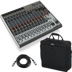 Behringer XENYX X2222USB Premium 22-Input 2/2-Bus Mixer W/Gator Mixer Bag /Cable