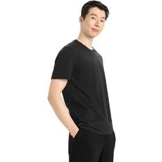 Merino Wool T-shirts Icebreaker Central Classic Slim Fit T-Shirt - Black