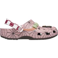 Pink - Unisex Outdoor Slippers Crocs Classic Demon Slayer Nezuko Clog - Espresso