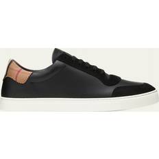 Burberry Sneakers Burberry Vintage Check Panelled Leather Sneakers - Black