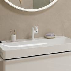 White Basin Taps Hansgrohe Badarmatur, Tecturis S Weiß