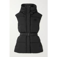 Down/Feather Filling - Women Vests Canada Goose Rayla Daunenweste Aus Gestepptem Enduraluxe-material Mit Gürtel Schwarz