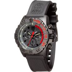 Luminox Watches Luminox Navy Seal Chronograph Black/Red/Black 45 mm 3581.EY