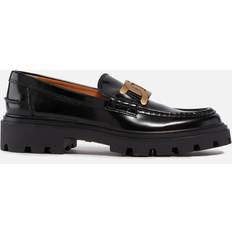 Tod's Low Shoes Tod's Tod's Women's Gomma Leather Loafers Black