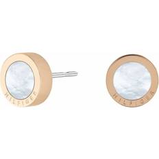 Tommy Hilfiger Stud Earrings - Rose Gold/Mother-of-Pearl