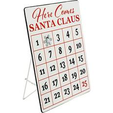 Advent Calendars Bed Bath & Beyond A&B Home Tabletop Santa Claus Iron Advent Calendar Red/White