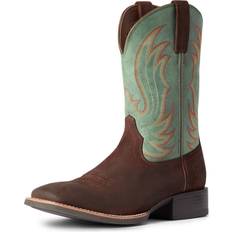 Green - Men Riding Shoes Ariat Mens Sport Cason Western Boots