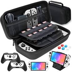 HEYSTOP OLED Case Accessories for Nintendo Switch and OLED Model