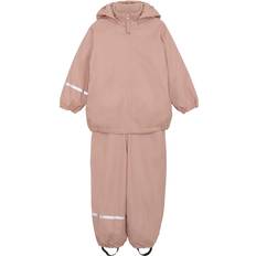 M Ensembles de pluie CeLaVi Rainwear Set w. Fleece Misty Rose