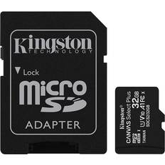 Kingston 32 GB - microSDHC Minneskort Kingston 32 GB microSDHC Canvas Select Plus Class 10 flashminneskort SDCS2 minne