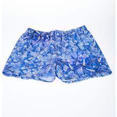 Leather Swimming Trunks Just Cavalli Light Blue Polyester Swimwear