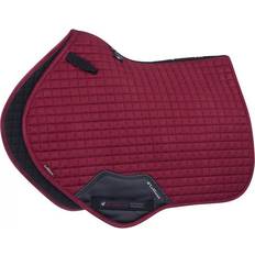 Leather Saddle Pads LeMieux Close Contact Suede Square, Mulberry Mulberry