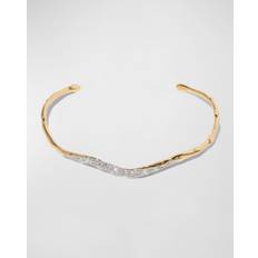 Alexis Bittar Solanales Slim Molten Collar Necklace in 14K Gold Plated