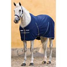 Vita Hästtäcken Horseware Stalltäcke Rambo 200g - Marinblå