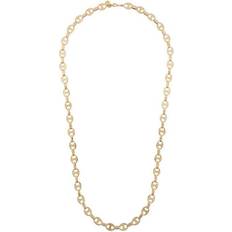 Rabanne Rabanne Eight nano chain necklace women Brass One Gold