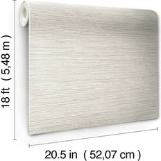 RoomMates Neutral Jade Dimensional Grasscloth Peel and Stick Wallpaper RMK12683PLW