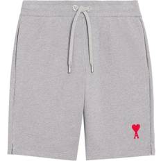 Ami Paris Unisex Trousers & Shorts Ami Paris De Coeur Short Grey Unisex