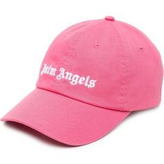 Palm Angels Women Accessories Palm Angels logo-embroidered cotton cap men Cotton/Polyester One Pink