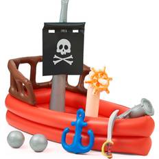 Paddling Pool on sale Teamson Kids Water Pool Pirate Ship Inflatable Sprinkler