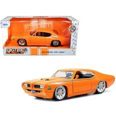 Jada 1969 Pontiac GTO Judge Pro Stock Orange 1/24 Diecast Car Model