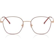 SmartBuy Collection Oval Full Rim Metal Prescription Online Gold Size Free Lenses Blue Light Block Available Red Rose Gold