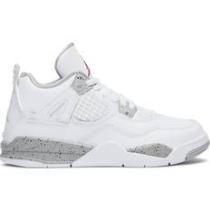 Red nike tech kids Nike Air Jordan 4 Retro White Oreo PS - White/Tech Grey/Black/Fire Red