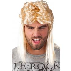 Blonde Parykker Boland Paryk svenskerhår mullet