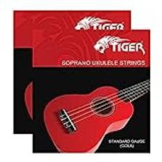 Tiger Soprano Ukulele Strings, 2 Pack