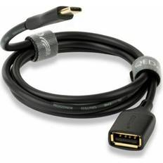 QED USB-kabel Kabler QED Connect USB Adapterkabel 15 cm