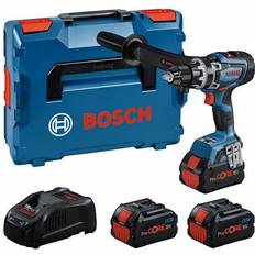 Bosch cordless drill/driver BITURBO GSR 18V-150 C Professional, 18Volt blue/black, 3x battery ProCORE18V 8.0Ah, Bluetooth module, L-BOXX