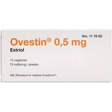 Ovestin Håndkøbsmedicin Vagitorier, 0,5mg