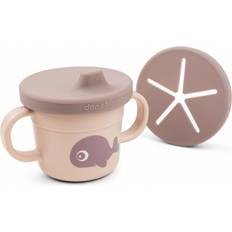 Pink Babymad opbevaring Done by Deer Foodie Tud- Snack Kop Sæt Wally