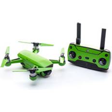 Helicopter Drones Modifli DJI Spark Drone Skin Vivid Envy Green Propwrap Combo