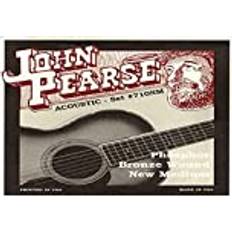 John Pearse 710MNM Phosphor Bronze Acoustic Guitar Strings, Medium