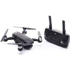 Helicopter Drones Modifli DJI Spark Drone Skin Carbon Black Propwrap Combo