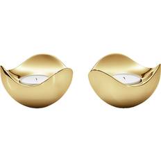 Georg Jensen Bloom Botanica 2 Stk Ø 8.5 cm Fyrfadsstage 2stk