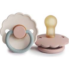 Frigg Schnuller Daisy Pack Blush/Cotton candy 0-6 Monate bunt