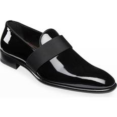 Santoni Homme Mocassins Santoni Isomer-V3-01 Patent Slip On Formal Loafers - Men's