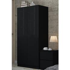 Fwstyle Black Gloss Wardrobe