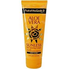 Fruit of The Earth Aloe Vera Sunless Self-Tanning Cream Deep Dark 8 fl oz