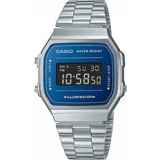 Unisexe Montres-bracelets Casio A168WEM-2BEF Argent