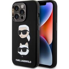 Karl Lagerfeld Mobilfodral Karl Lagerfeld iPhone 15 Pro Mobilskal Silicone Svart