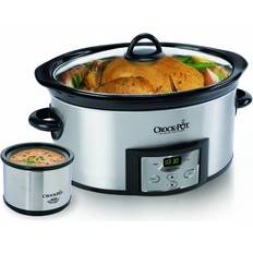 Food Cookers Crock-Pot SCCPVC605-S 6-Quart Countdown Programmable