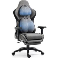 Gaming Chairs Dowinx Dowinx Gaming Chair Fabric with Adjustable Thicken Cushion, Ergonomic Computer Chair Lumbar Support and Headrest, Comfortable Reclining Game Office