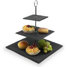 Van Gogh 3 Tier Wedding Square Cake Stand